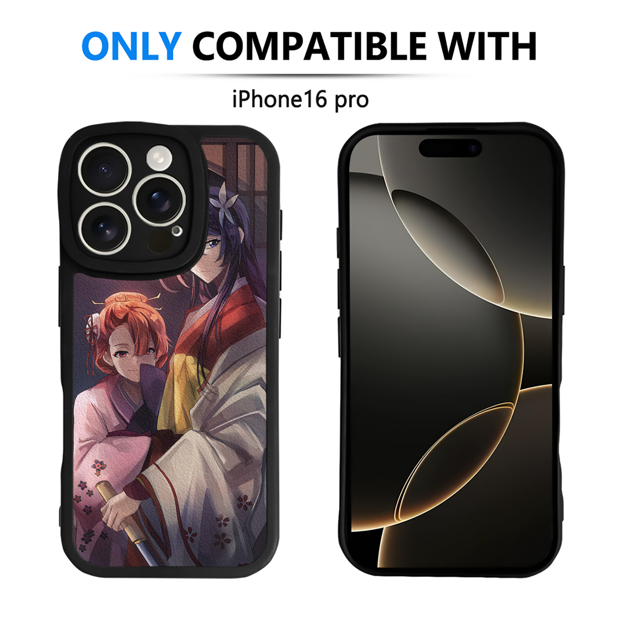 （画像用） 文豪ストレイドッグス Bungo Stray Dogs 【iPhone 16シリーズ対応】シリコンスマホケース（レザー調） 材質：シリコン